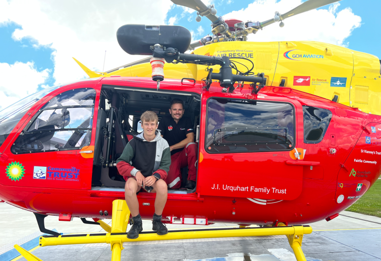 Dale with Canterbury West Coast Air Rescue Trust